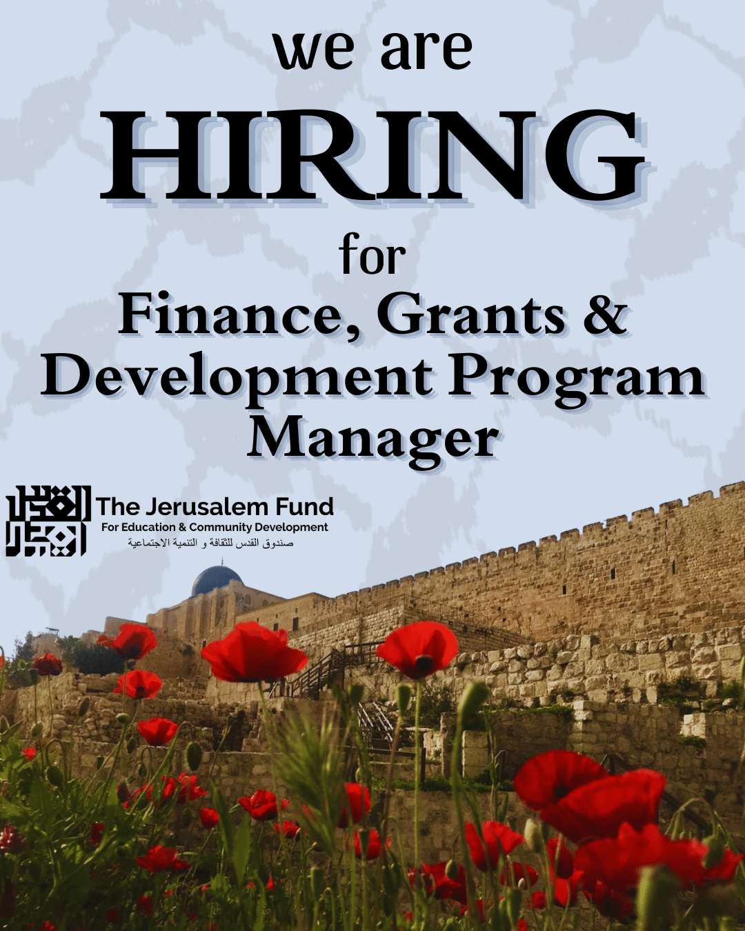 Hiring: Finance, Grants & Development Program Manager